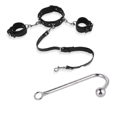 Anal Hooks Hook Elegant Collar Anal Cuffs 5334 and Beaded with 0120